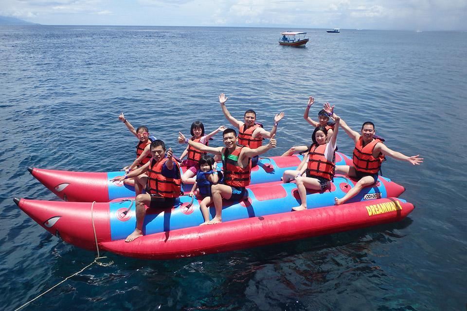 Pari Solata Seaview Homestay Syariah Kepulauan Seribu Exteriör bild